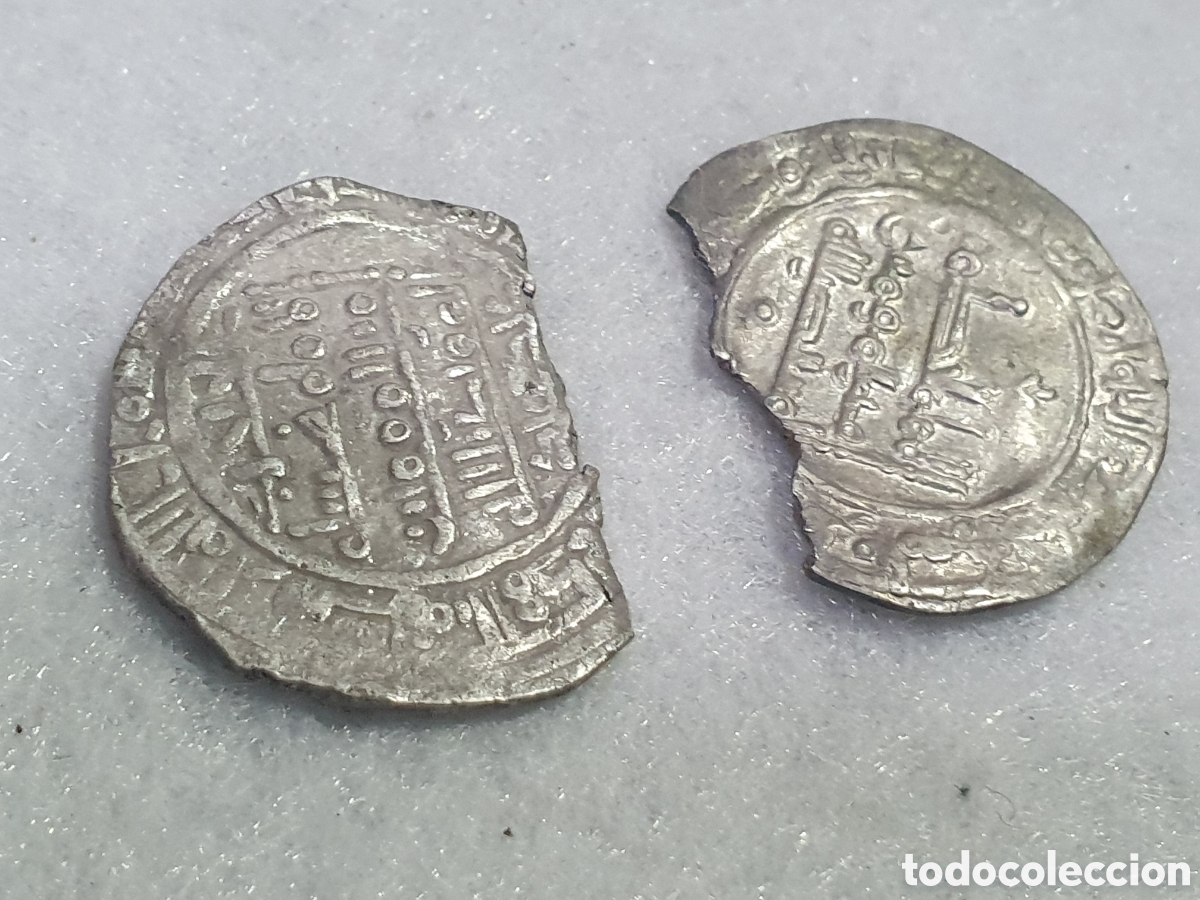 Monedas Hispano &aacute;rabes: 2 fracciones de Dirham Hispanoarabe. Plata. (L31) - Foto 5