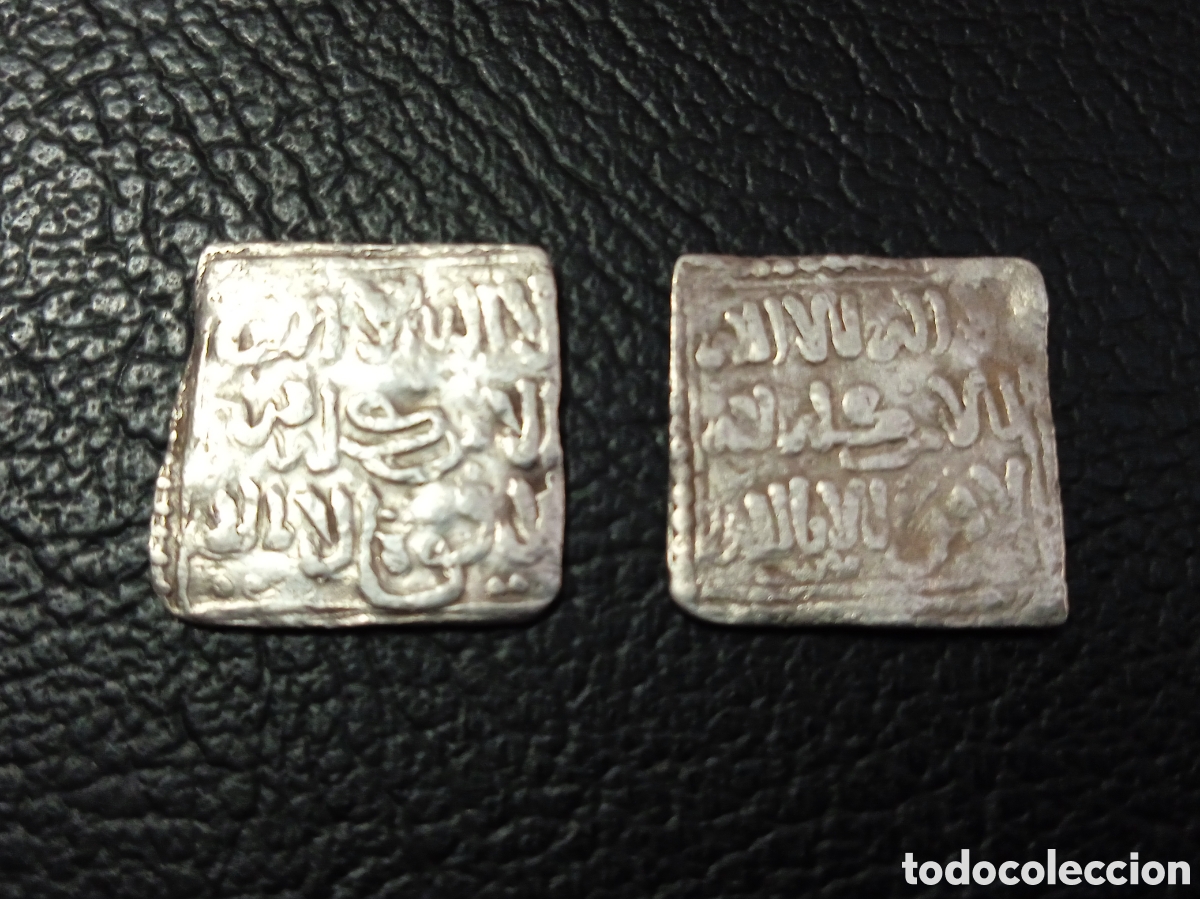 Monedas Hispano &aacute;rabes: MED- DOS DIRHEMS ALMOHADES UNO CON CECA DE FEZ - Foto 1