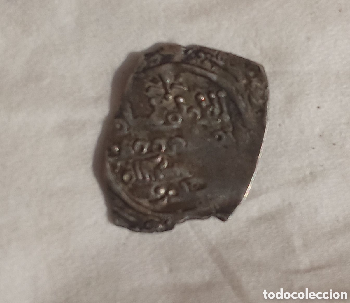 Monedas Hispano &aacute;rabes: MONEDA DISPAN&Oacute; &Aacute;RABE DE PLATA FRACCIONADA - Foto 2