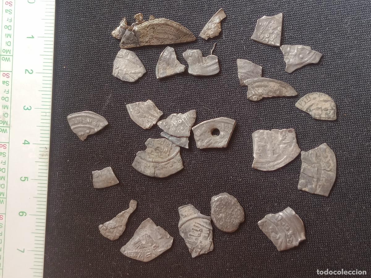 Monedas Hispano &aacute;rabes: Lote de fracciones de dirham. Hispano-&aacute;rabes de plata - Foto 2
