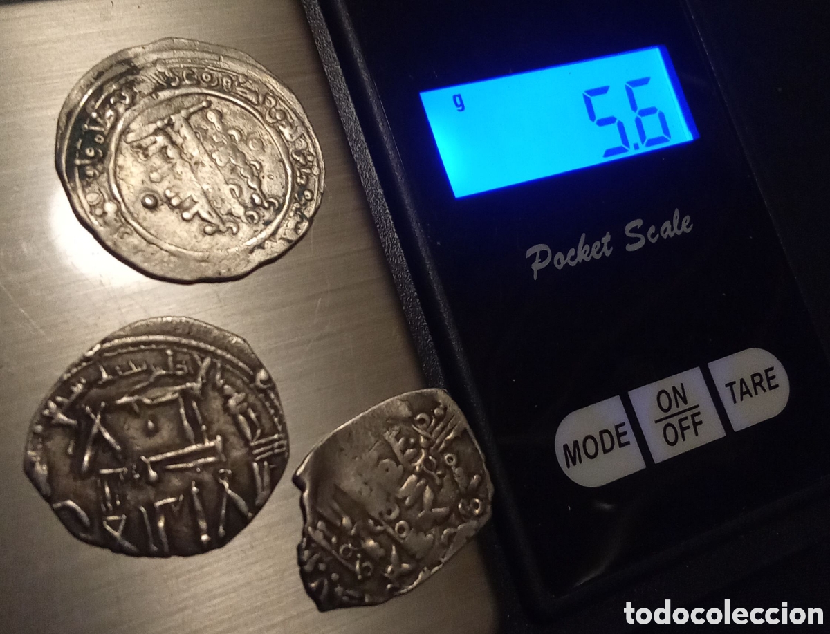 Monedas Hispano &aacute;rabes: TRES MONEDAS &Aacute;RABES ANTIGUAS DE PLATA - Foto 3