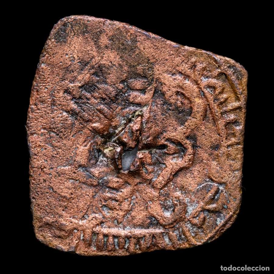 Monedas hispano &aacute;rabes: Emirato. Abd Al-Rahman III 300-316-350H/912-928-961 d.C.Felus.(F-91)