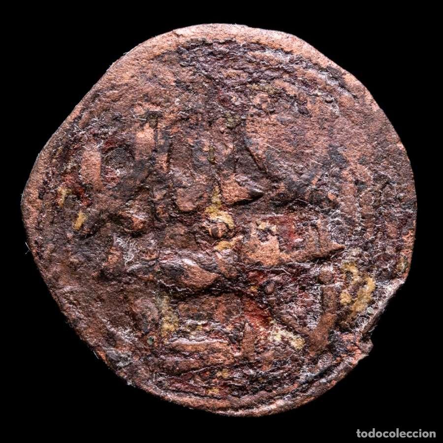 Monedas hispano &aacute;rabes: Emirato. Abd Al-Rahman II 206-238 H / 821-852 d.C. Felus. (FEL118)