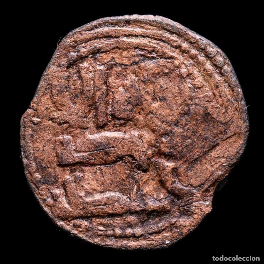 Monedas hispano &aacute;rabes: Emirato. Abd Al-Rahman II 206-238 H / 821-852 d.C. Felus. (FEL154)