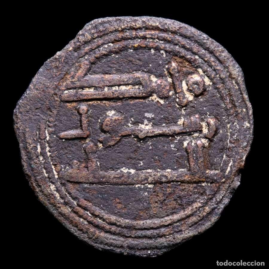 Monedas hispano &aacute;rabes: Emirato. Abd Al-Rahman II 206-238 H / 821-852 d.C. Felus. (FEL119)