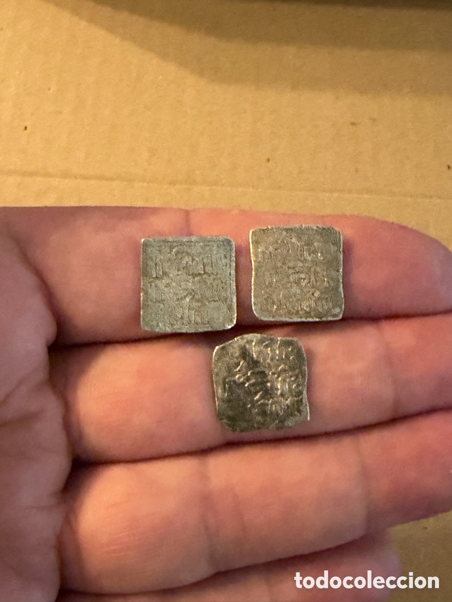 Monedas Hispano &aacute;rabes: 3 Almohade .Dirham D&iacute;rhem.Merinies plata silver L1 - Foto 7