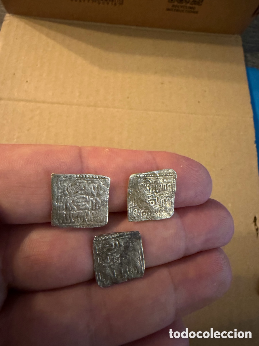 Monedas Hispano &aacute;rabes: 3 Almohade .Dirham D&iacute;rhem.Merinies plata silver L2 - Foto 8