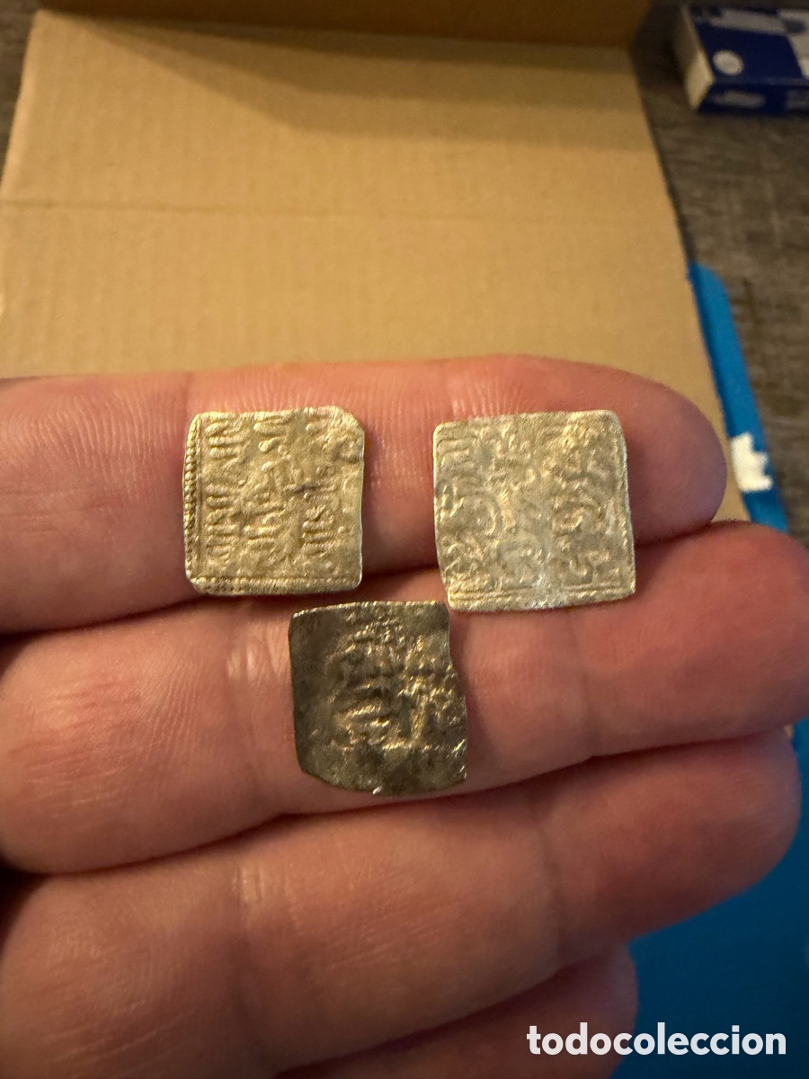 Monedas Hispano &aacute;rabes: 3 Almohade .Dirham D&iacute;rhem.Merinies plata silver L5 - Foto 5