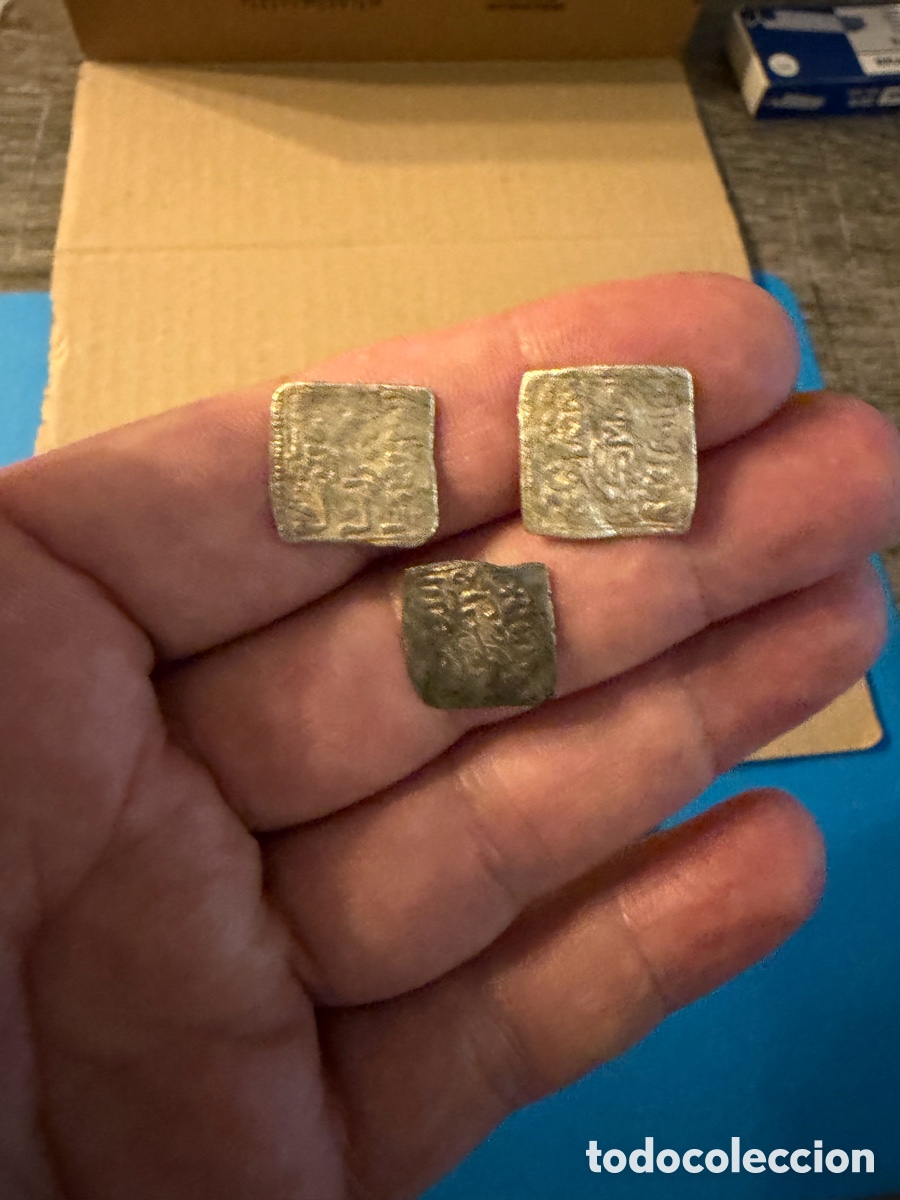 Monedas Hispano &aacute;rabes: 3 Almohade .Dirham D&iacute;rhem.Merinies plata silver L5 - Foto 11