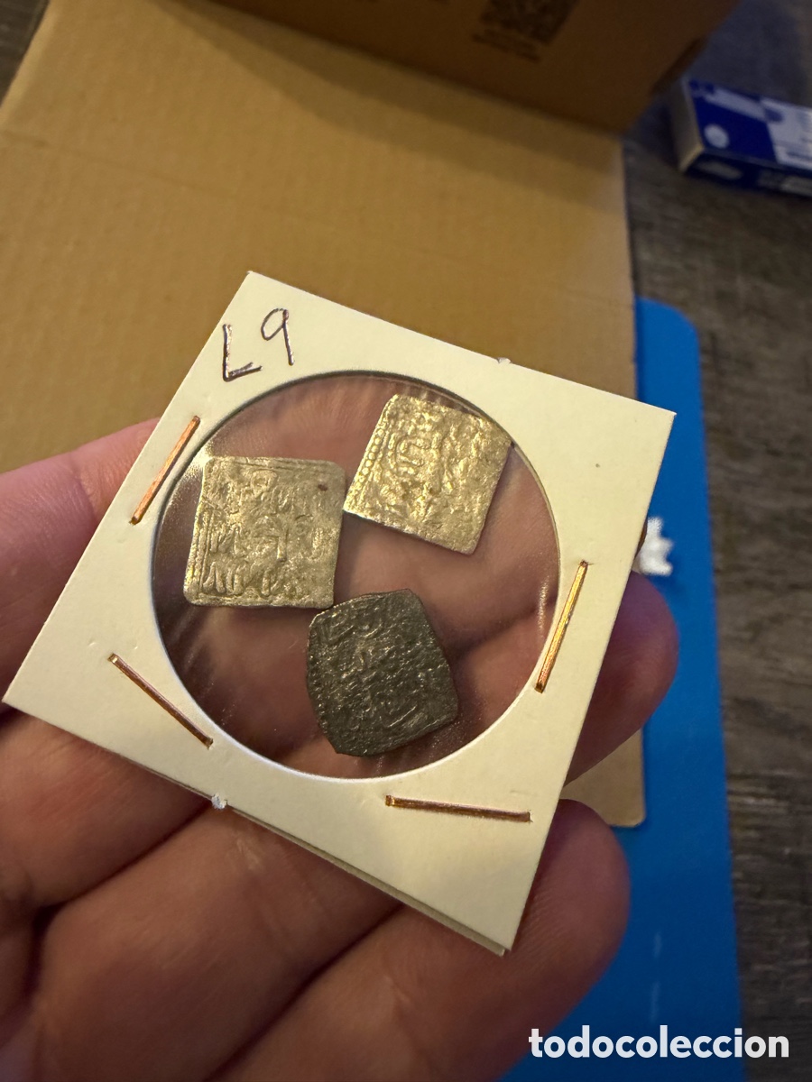Monedas Hispano &aacute;rabes: 3 Almohade .Dirham D&iacute;rhem.Merinies plata silver L9 - Foto 5