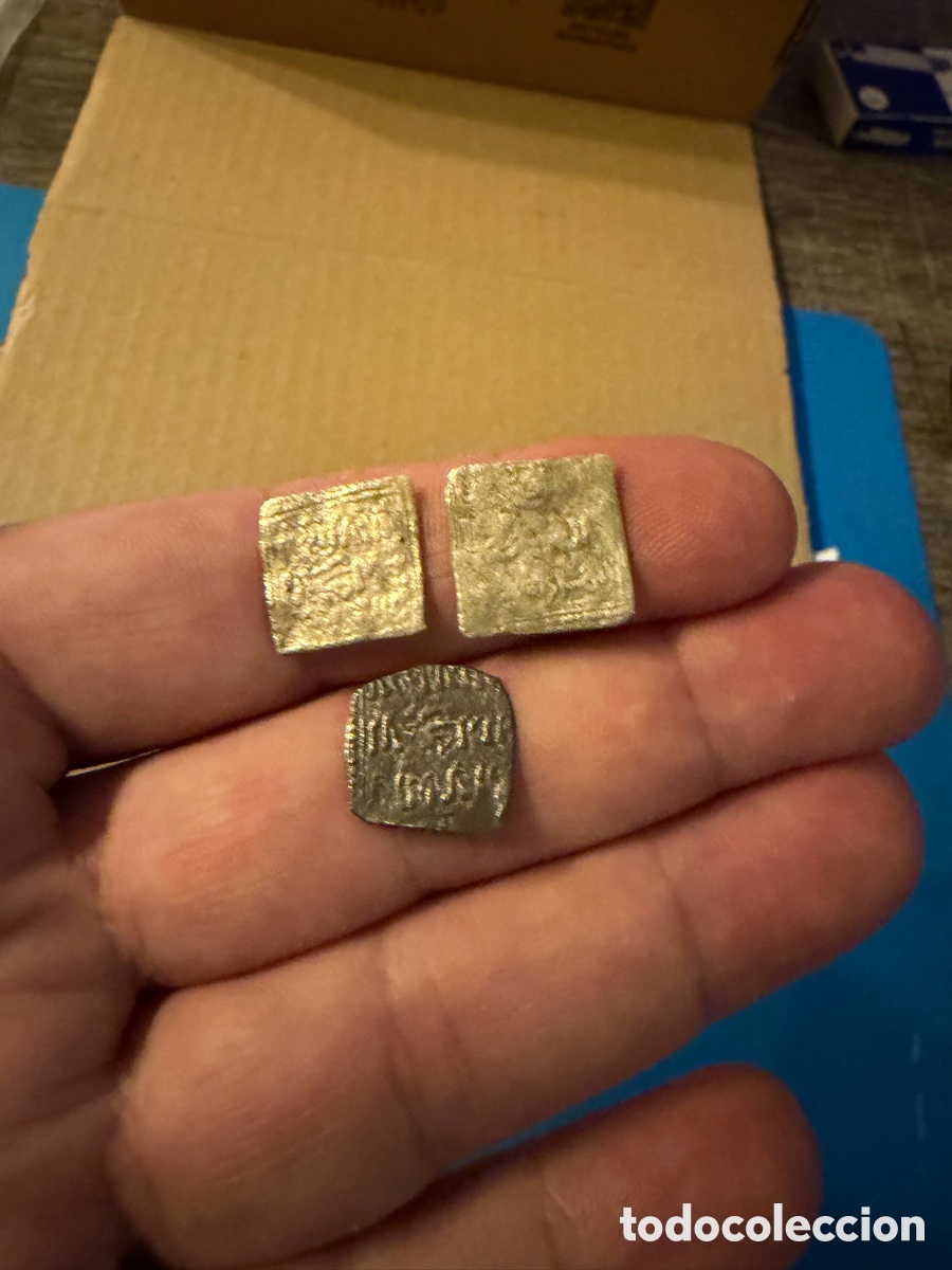 Monedas Hispano &aacute;rabes: 3 Almohade .Dirham D&iacute;rhem.Merinies plata silver L9 - Foto 9