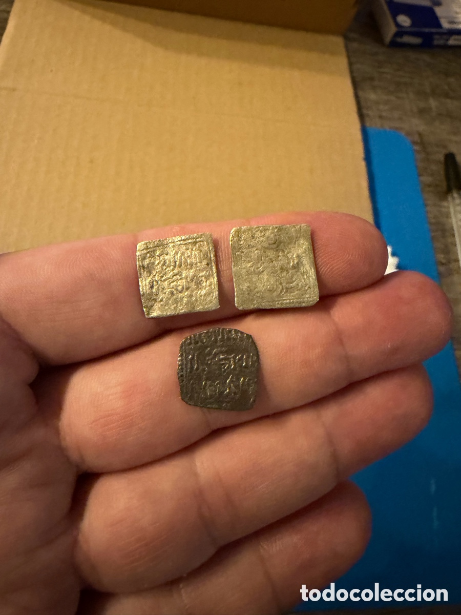 Monedas Hispano &aacute;rabes: 3 Almohade .Dirham D&iacute;rhem.Merinies plata silver L9 - Foto 12