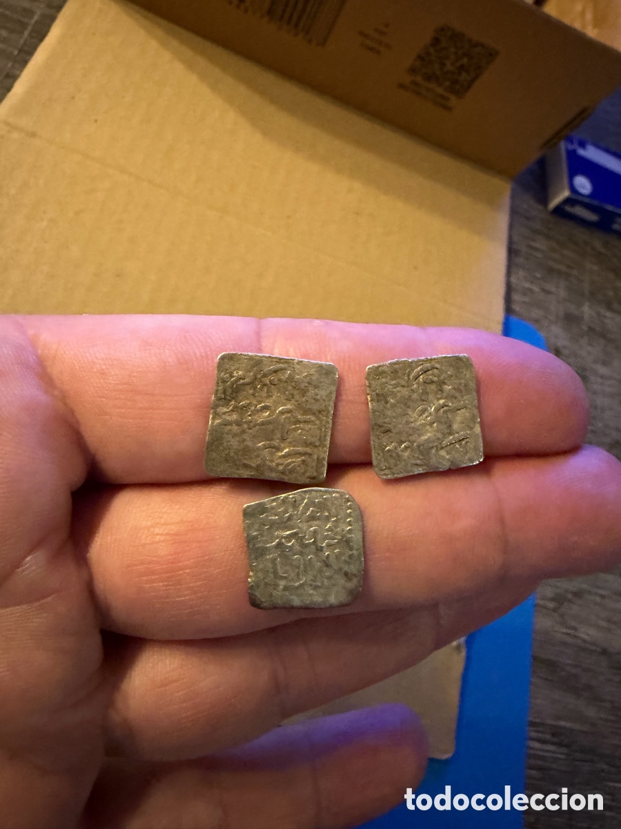 Monedas Hispano &aacute;rabes: 3 Almohade .Dirham D&iacute;rhem.Merinies plata silver L10 - Foto 10