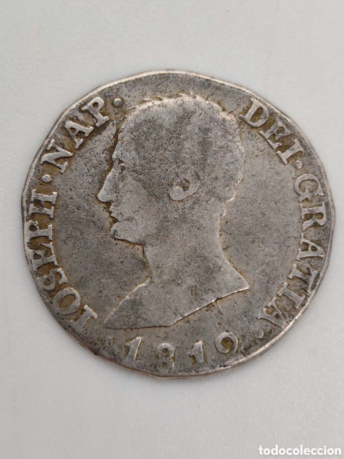 Monedas hispano &aacute;rabes: Moneda de plata 4 muy antigua 1810