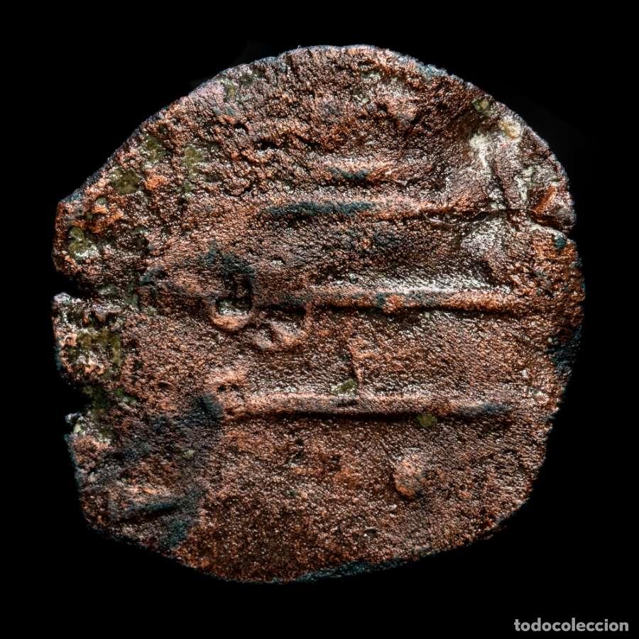 Moedas hispano &aacute;rabes: Felus Hispano-&Aacute;rabe. Emirato. Muhammad I 268 H. 882 dC. (FEL-24)