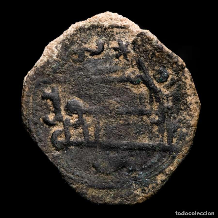 Moedas hispano &aacute;rabes: Felus Hispano-&Aacute;rabe. Emirato. Muhammad I 268 H. 882 dC. (FEL-28)