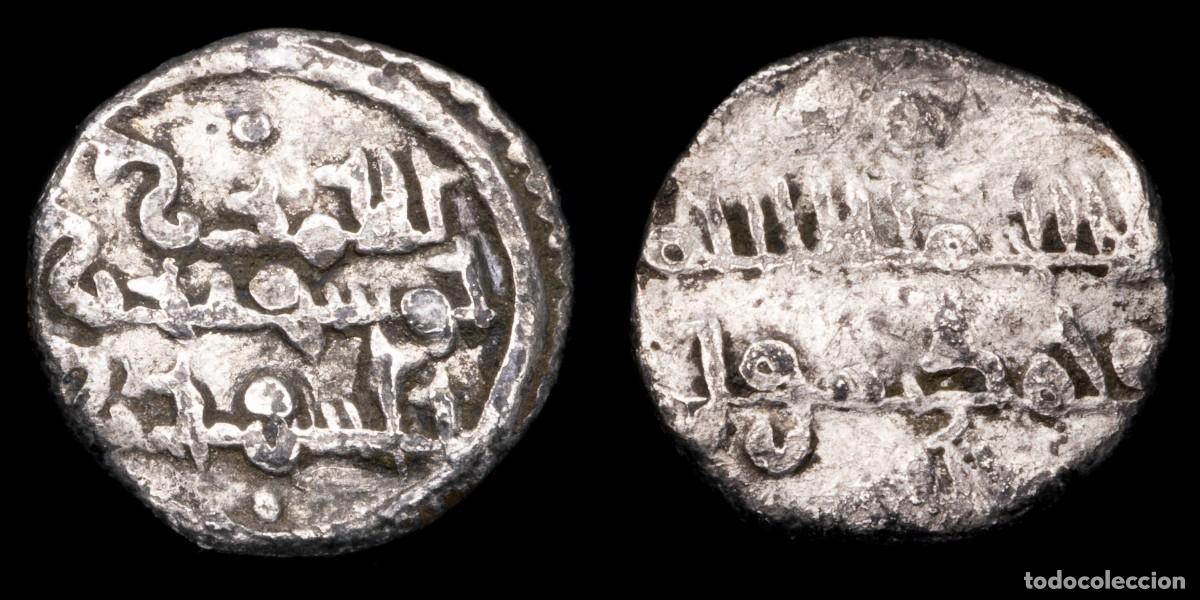 Monedas Hispano &aacute;rabes: 1/2 Quirat Almoravid Ibrahim ibn Abu Bakr, 448/480 H - 12 mm / 0,55 gr.