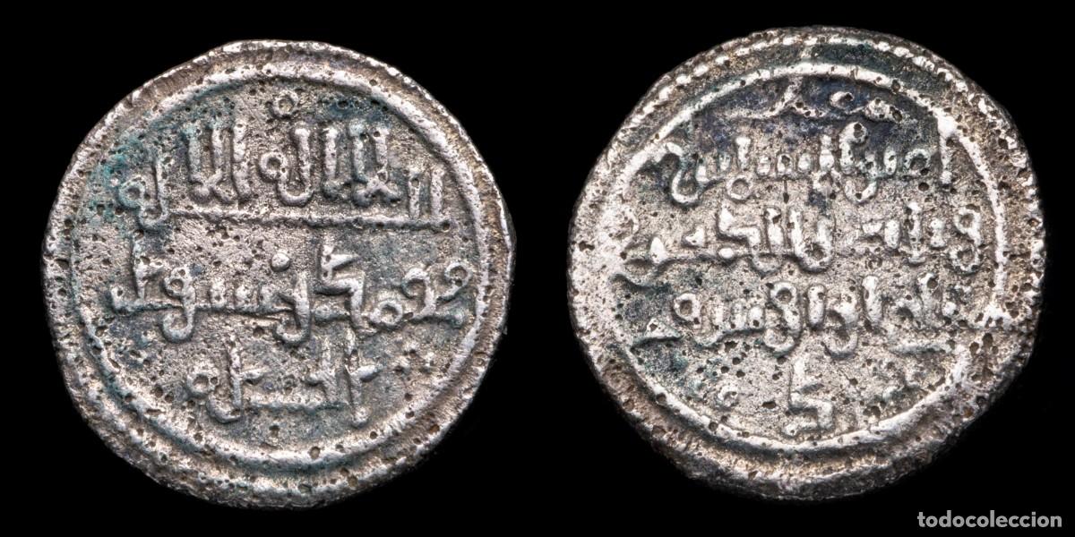 Monedas Hispano &aacute;rabes: Quirate Ali Ben Yusuf, Without Mint, 500/522 H - 12 mm / 0,91 gr.