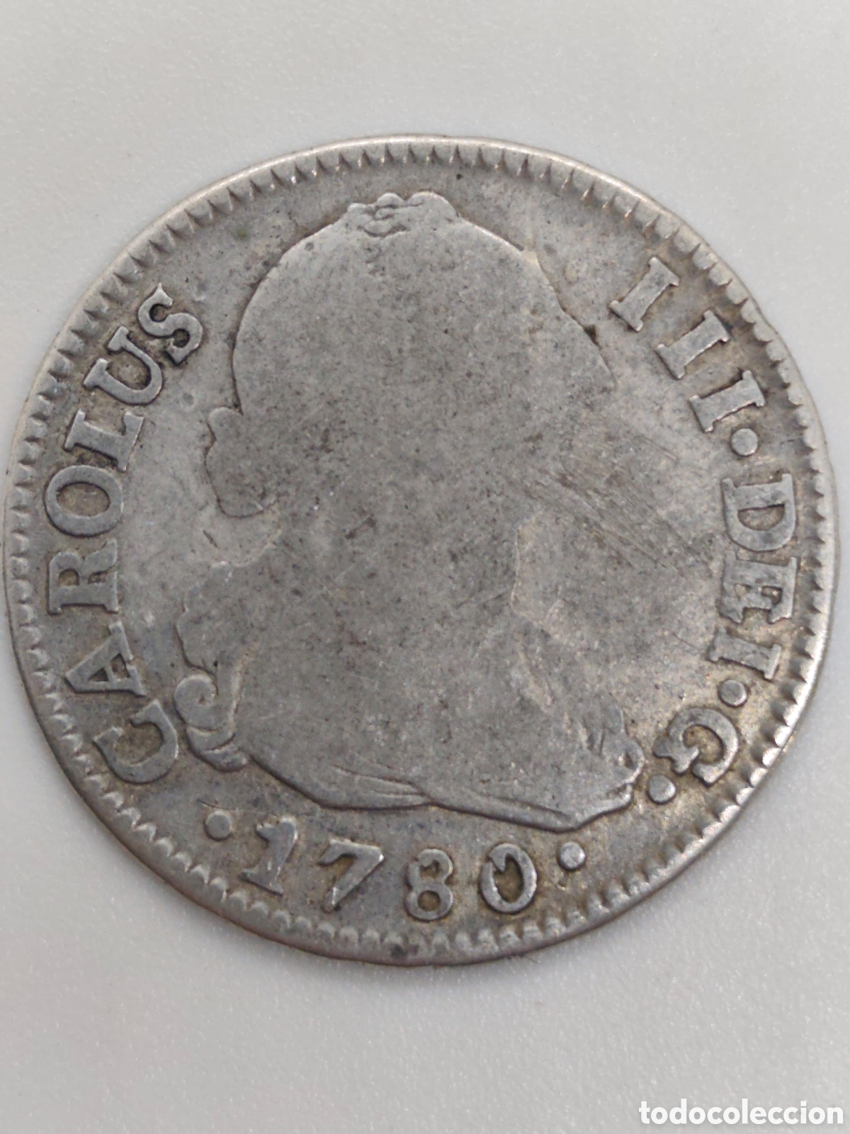 Monedas Hispano &aacute;rabes: Moneda muy antigua de plata 1780