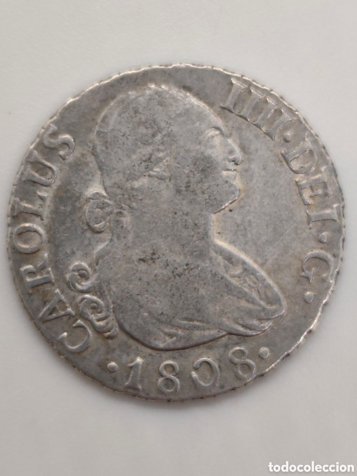 Monedas Hispano &aacute;rabes: Moneda muy antigua de plata 1808