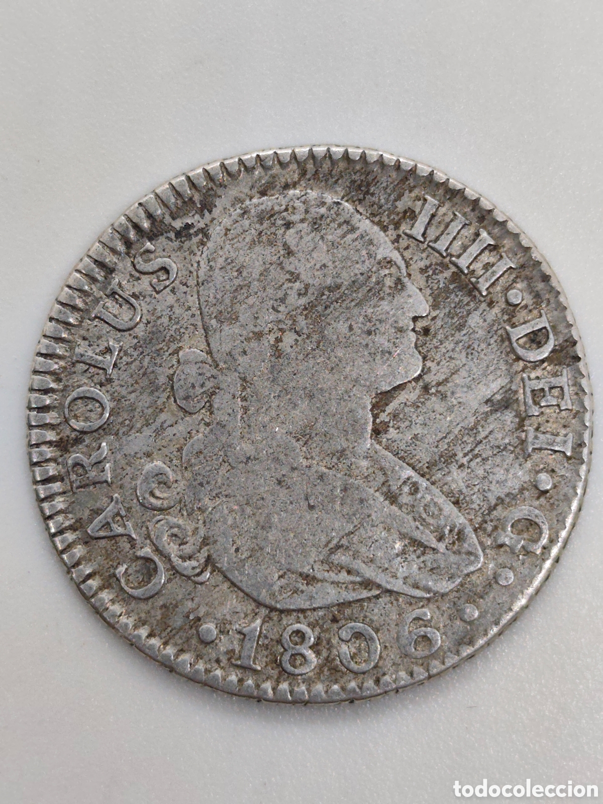 Monedas Hispano &aacute;rabes: Moneda de plata antigua 2 reales