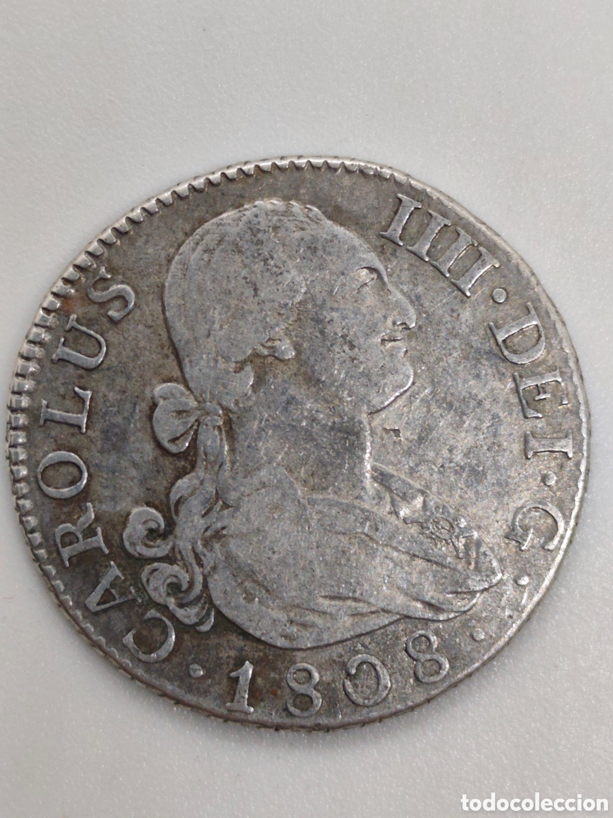 Monedas Hispano &aacute;rabes: Moneda de plata antigua 2 reales
