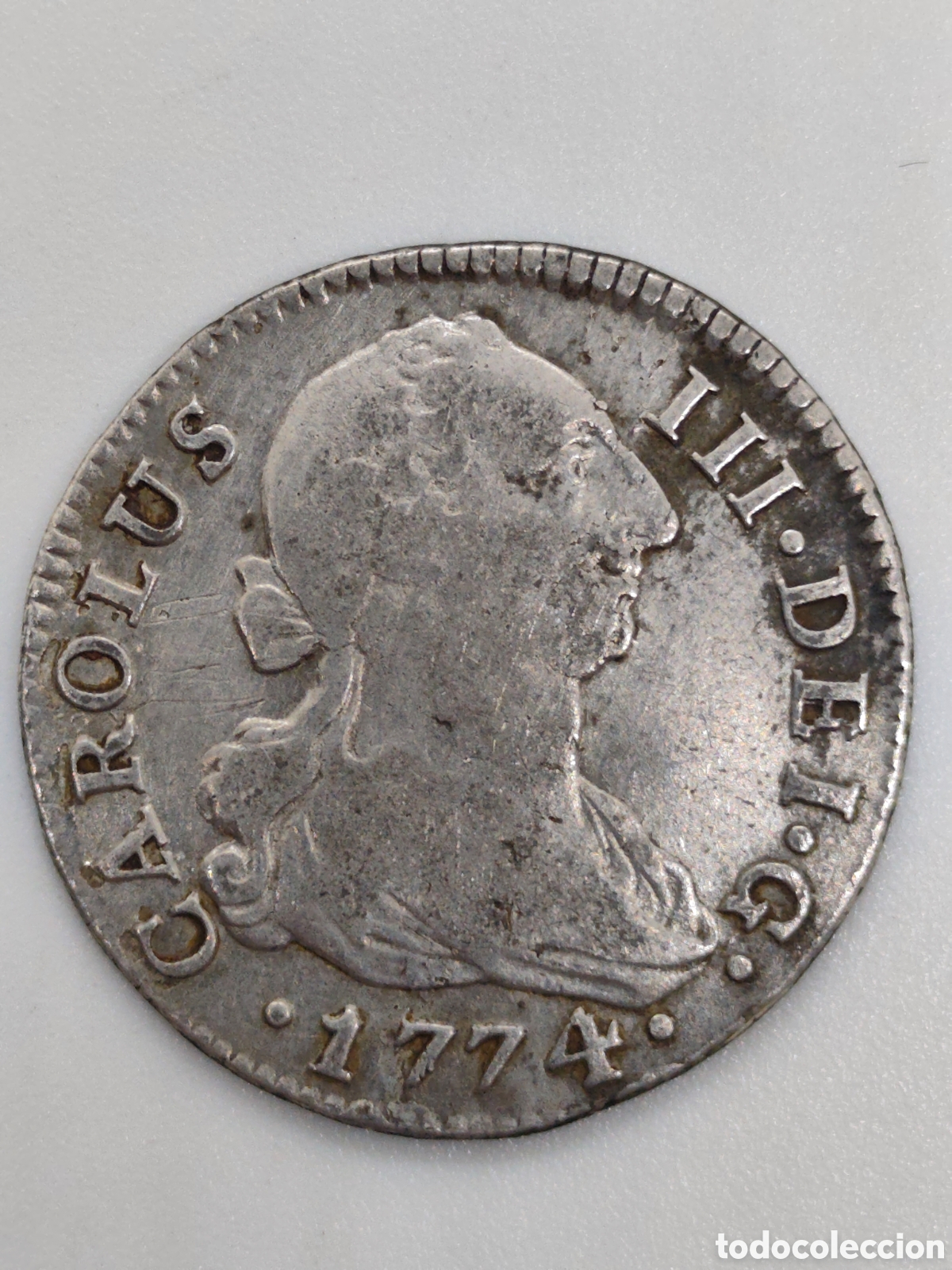 Monedas Hispano &aacute;rabes: Moneda de plata antigua 2 reales