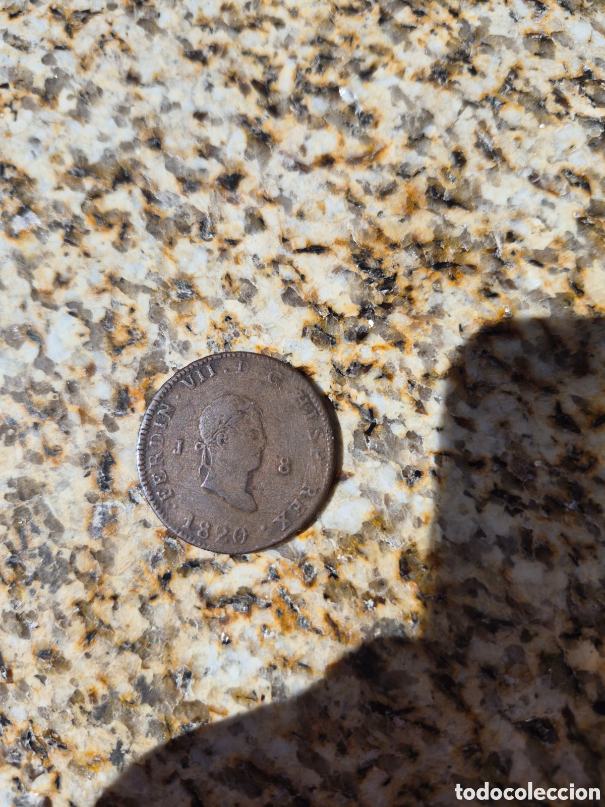 Monedas Hispano &aacute;rabes: Fernando Vll 8 maraved&iacute;s 1820