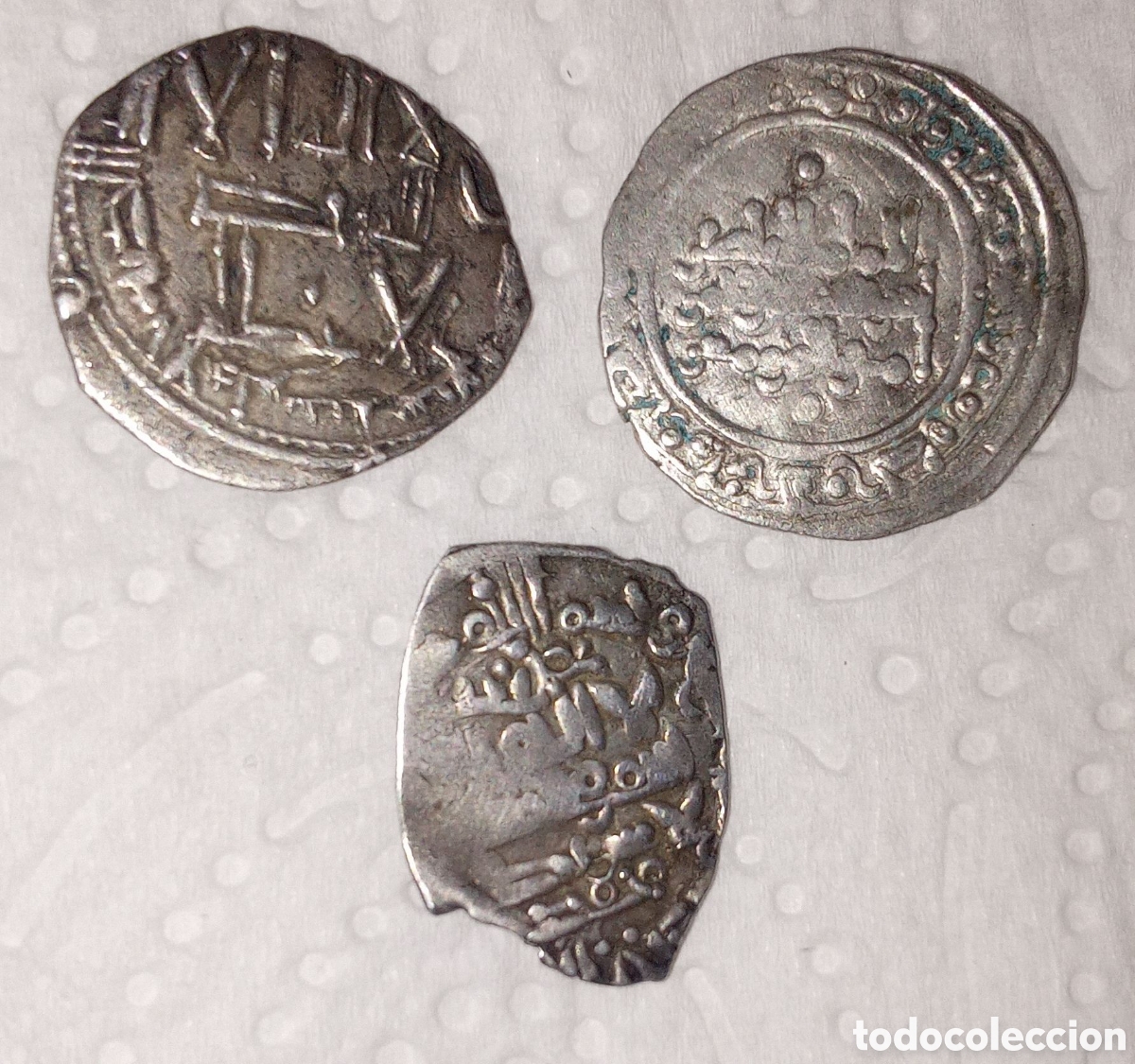 Monedas Hispano &aacute;rabes: LOTE DE MONEDAS DE PLATA &Aacute;RABES - Foto 2
