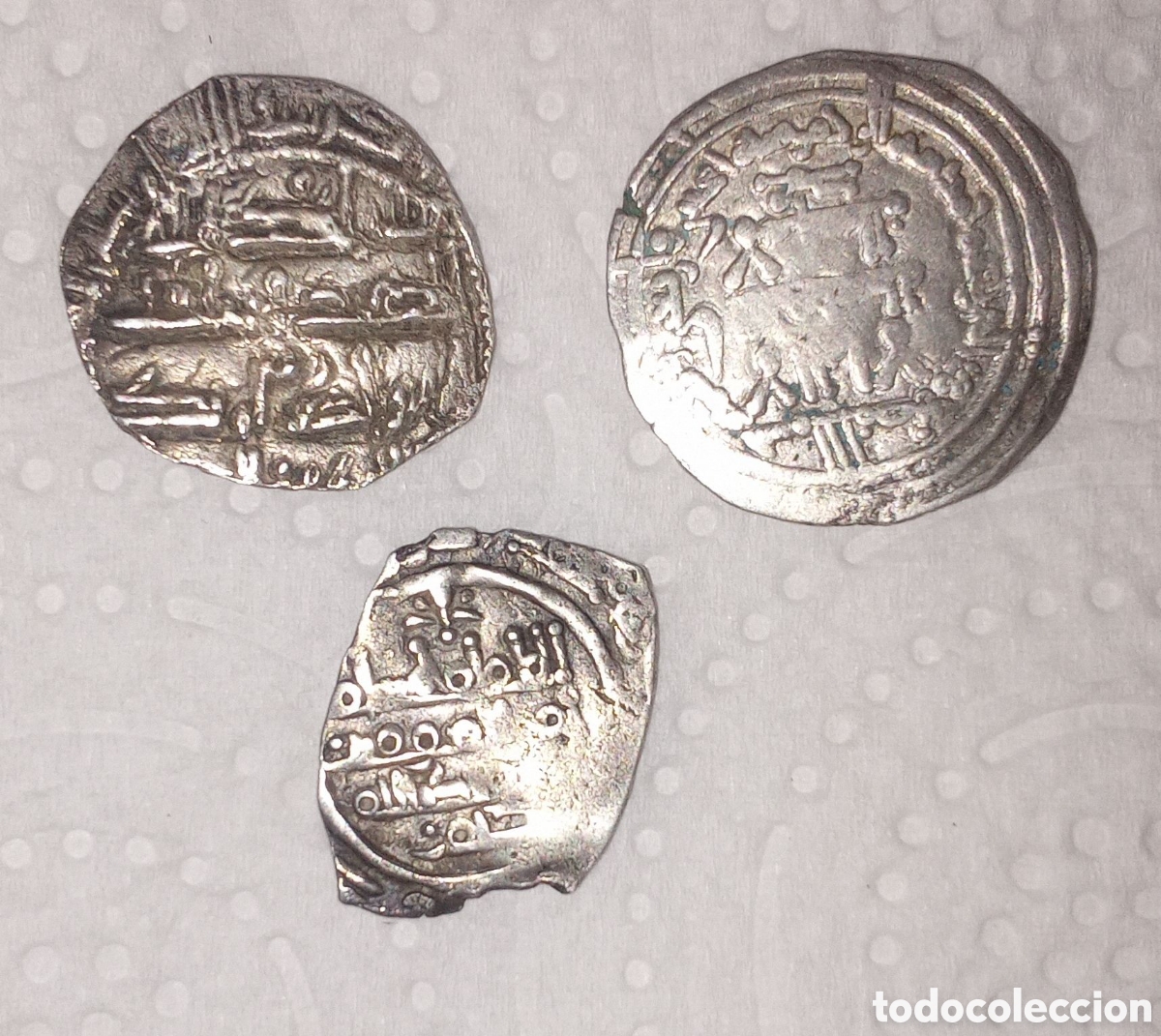 Monedas Hispano &aacute;rabes: LOTE DE MONEDAS DE PLATA &Aacute;RABES