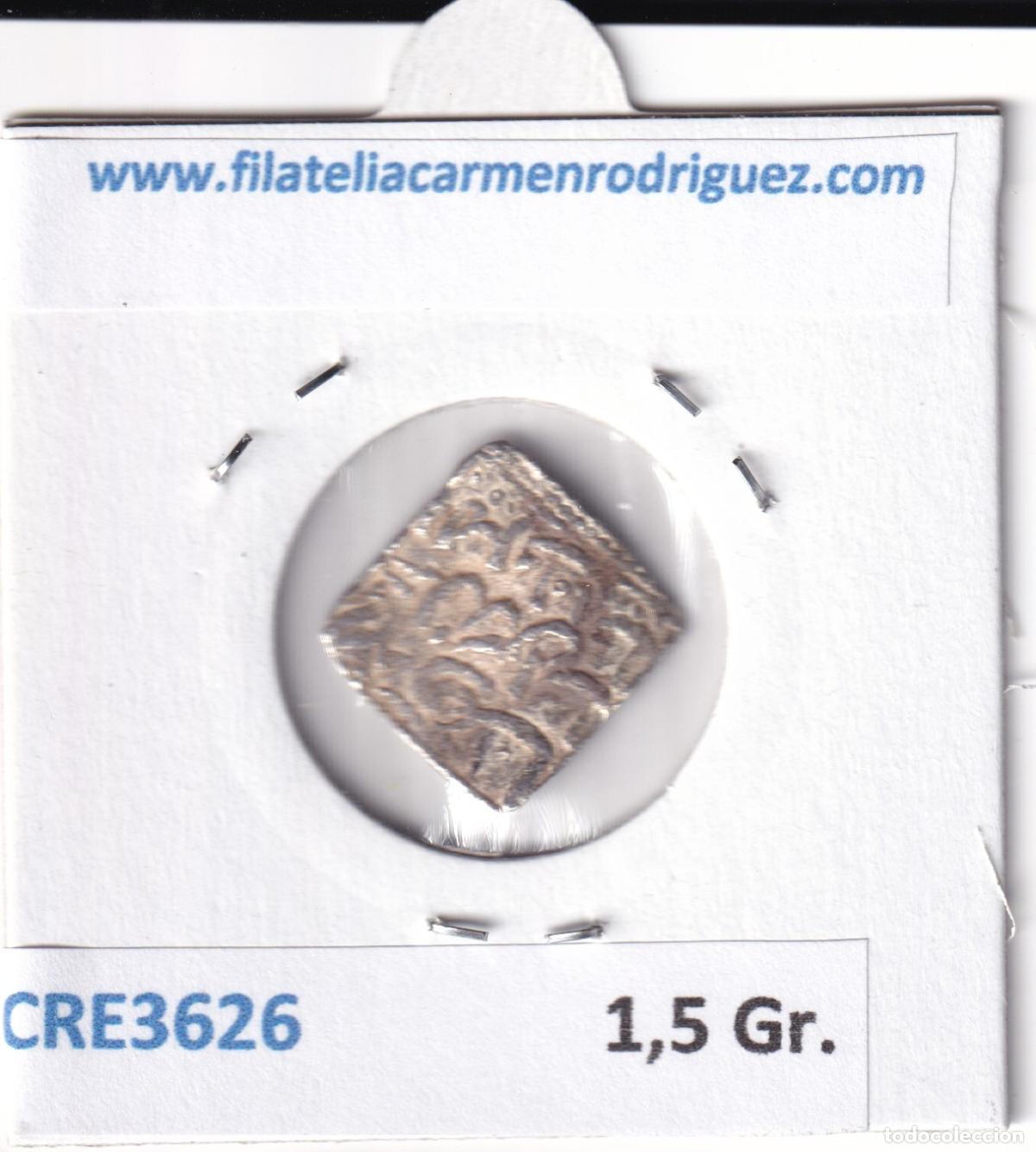 Monedas Hispano &aacute;rabes: CRE3626 MONEDA ALMOHADE DIRHAM CECA TLEMECEN N&ordm; 17 PLATA - Foto 4