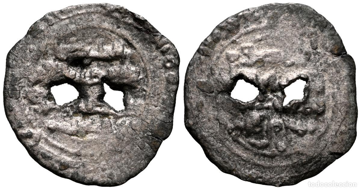 Monedas Hispano &aacute;rabes: TAIFAS DEL CALIFATO, ALMER&Iacute;A (Amiries de Valencia). Abd al-Aziz, al-Mansur. Fracci&oacute;n de Dirham. (Ar.