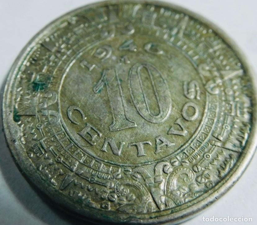 Monedas Hispano &aacute;rabes: 10 centavos de cupron&iacute;quel de 1941 Mexico