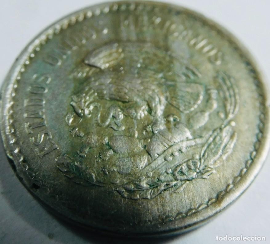 Monedas Hispano &aacute;rabes: 10 centavos de cupron&iacute;quel de 1941 Mexico - Foto 2
