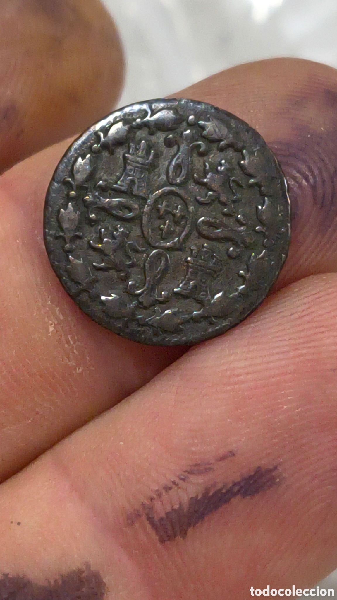 Monedas Hispano &aacute;rabes: 2 MARAVEDIS 1779 SEGOVIA - Foto 2