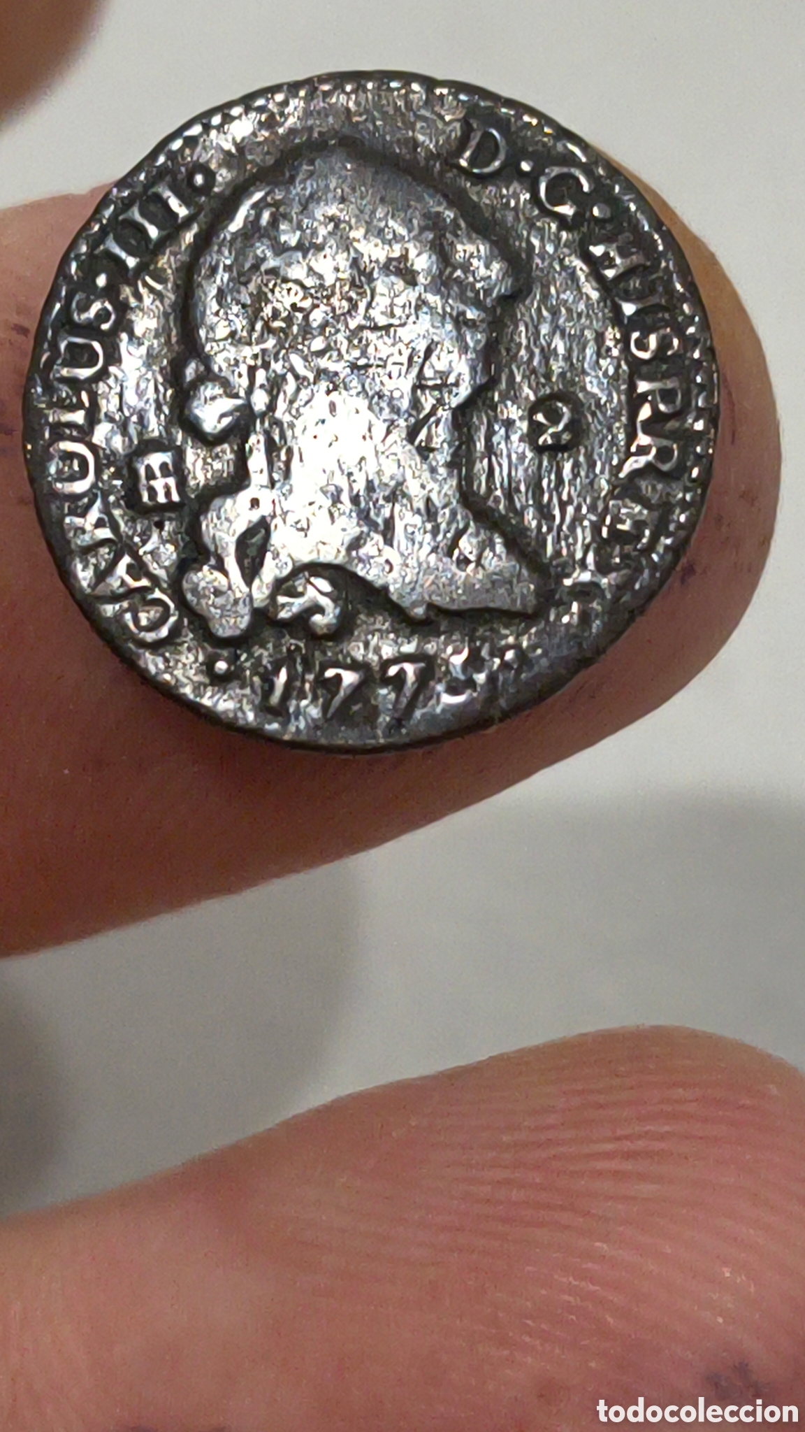 Monedas Hispano &aacute;rabes: 2 MARAVEDIS 1779 SEGOVIA - Foto 4