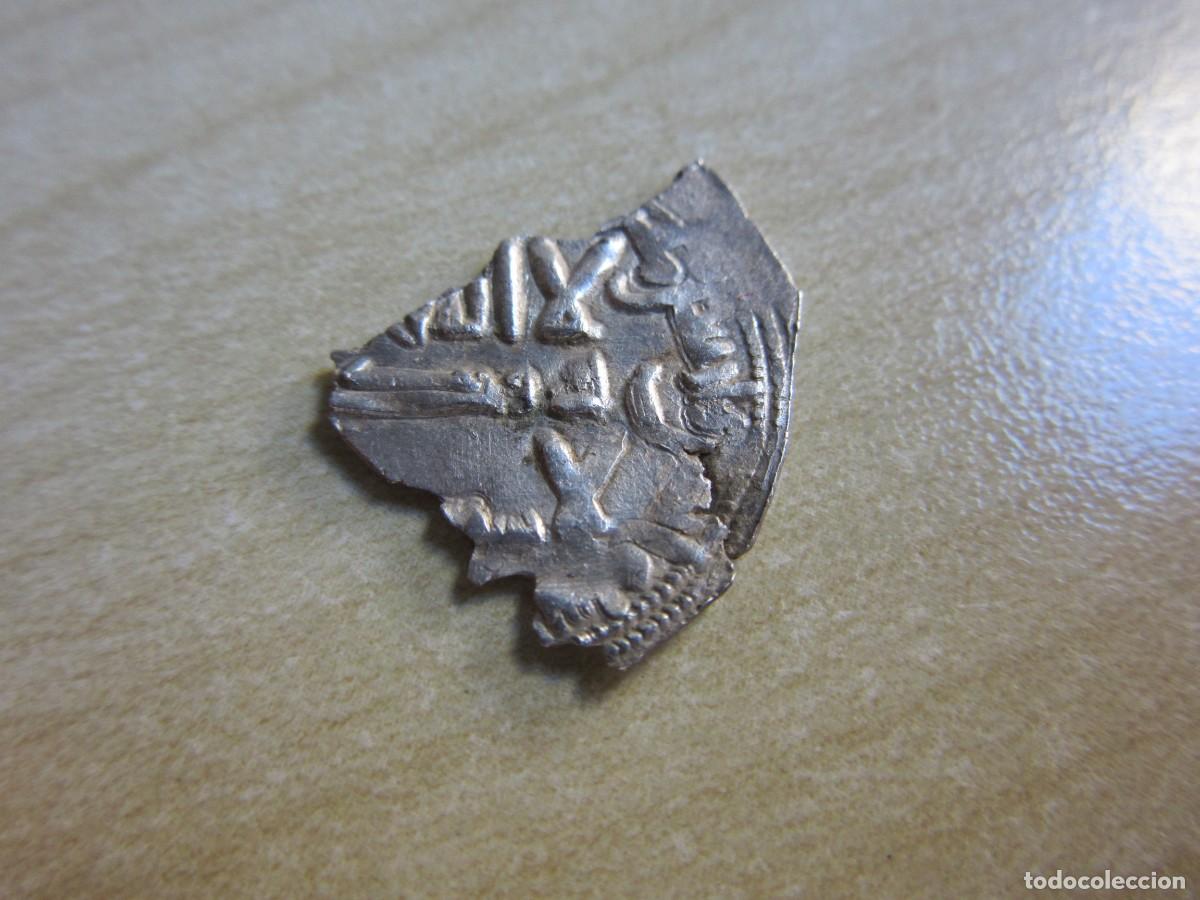 M&uuml;nzen maurisches Spanien: Fracci&oacute;n de Dirham de plata Andalus&iacute; Medidas 1,7 x 1,5 cm