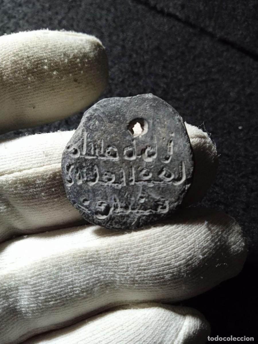 Monedas Hispano &aacute;rabes: Curioso plomo hispanoarabe a identificar - Foto 2