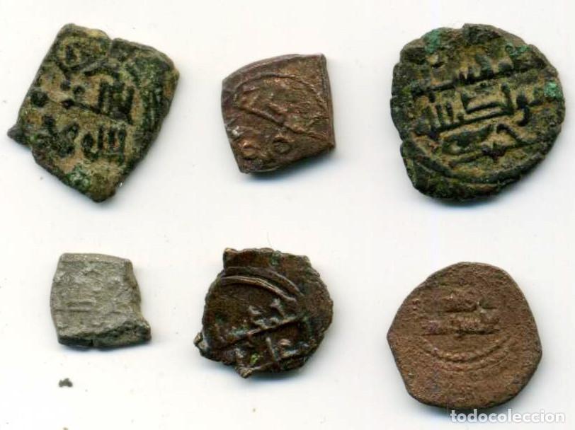 Monedas Hispano &aacute;rabes: XS- HISPANO &Aacute;RABES Lote x6 handuses Taifas y Almor&aacute;vides A IDENTIFICAR