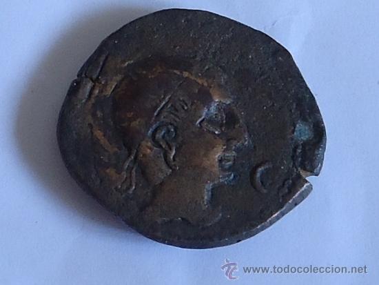 Monedas ib&eacute;ricas: castulo de jaen, moneda iberica siglo I , II A.C. - Foto 1