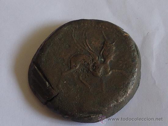 Monedas ib&eacute;ricas: castulo de jaen, moneda iberica siglo I , II A.C. - Foto 2