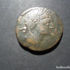 Monedas ibéricas: MONEDA DE 1 AS DE BILBILIS, (CALATAYUD, ZARAGOZA SIGLO II-I A.C MODULO GRANDE, RARA ASI. Lote 165270322