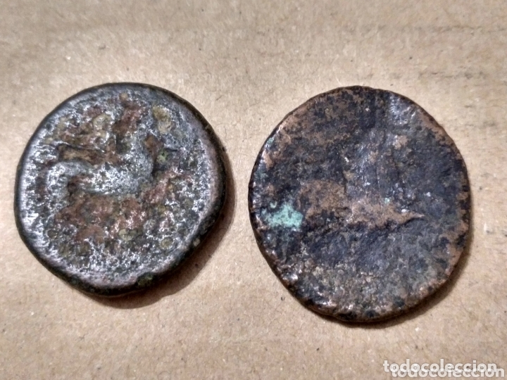 Monedas ib&eacute;ricas: DOS MONEDAS TIPO AS A CLASIFICAR IDENTIFICAR - Foto 2