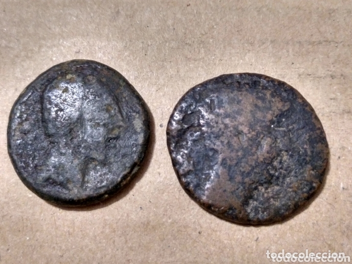 Monedas ib&eacute;ricas: DOS MONEDAS TIPO AS A CLASIFICAR IDENTIFICAR - Foto 1