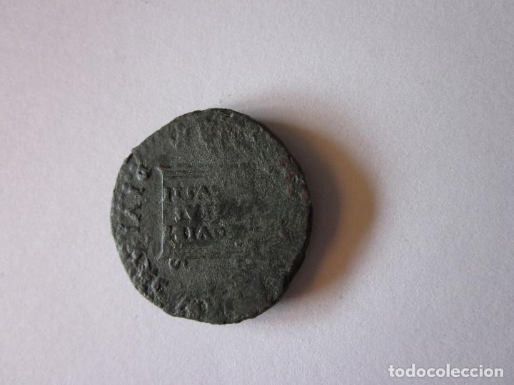 Monedas ib&eacute;ricas: As de It&aacute;lica. Tiberio. Ara. - Foto 2