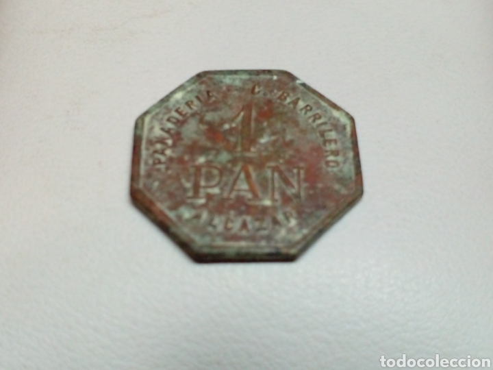 ANTIGUA MONEDA 1 BARRA DE PAN ALCAZAR GUERRA CIVIL (Numismática - Hispania Antigua - Moneda Ibérica no Romanas)