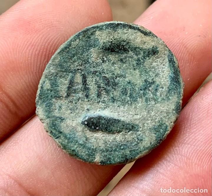 Monedas ib&eacute;ricas: CARMO SEMIS 80 a.c. - Foto 2