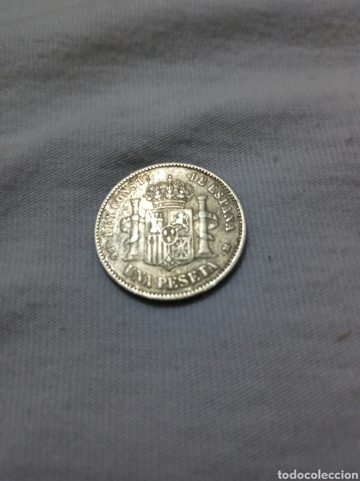 Monedas ib&eacute;ricas: ptas 1876 alfonso Xll plata - Foto 3