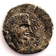 Monedas ibéricas: HISPANIA-CAESARAUGUSTA. AS 27 A.C.-14 D.C. ZARAGOZA. COBRE 9,6 G.