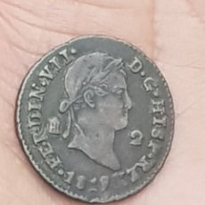 Monedas ibéricas: MONEDA FERNANDO FERDIN VII D G 1819 2 MARAVEDIS ( SEGOVIA ). Lote 400430039